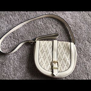 Ivory crossbody purse
